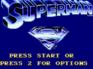 Superman Man of Steel screenshot 2 for Sega Game Gear